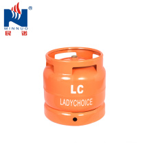 6KG/14.4LBS LP GAS CYLINDER FOR BBQ/CAMPING (PORTABLE)